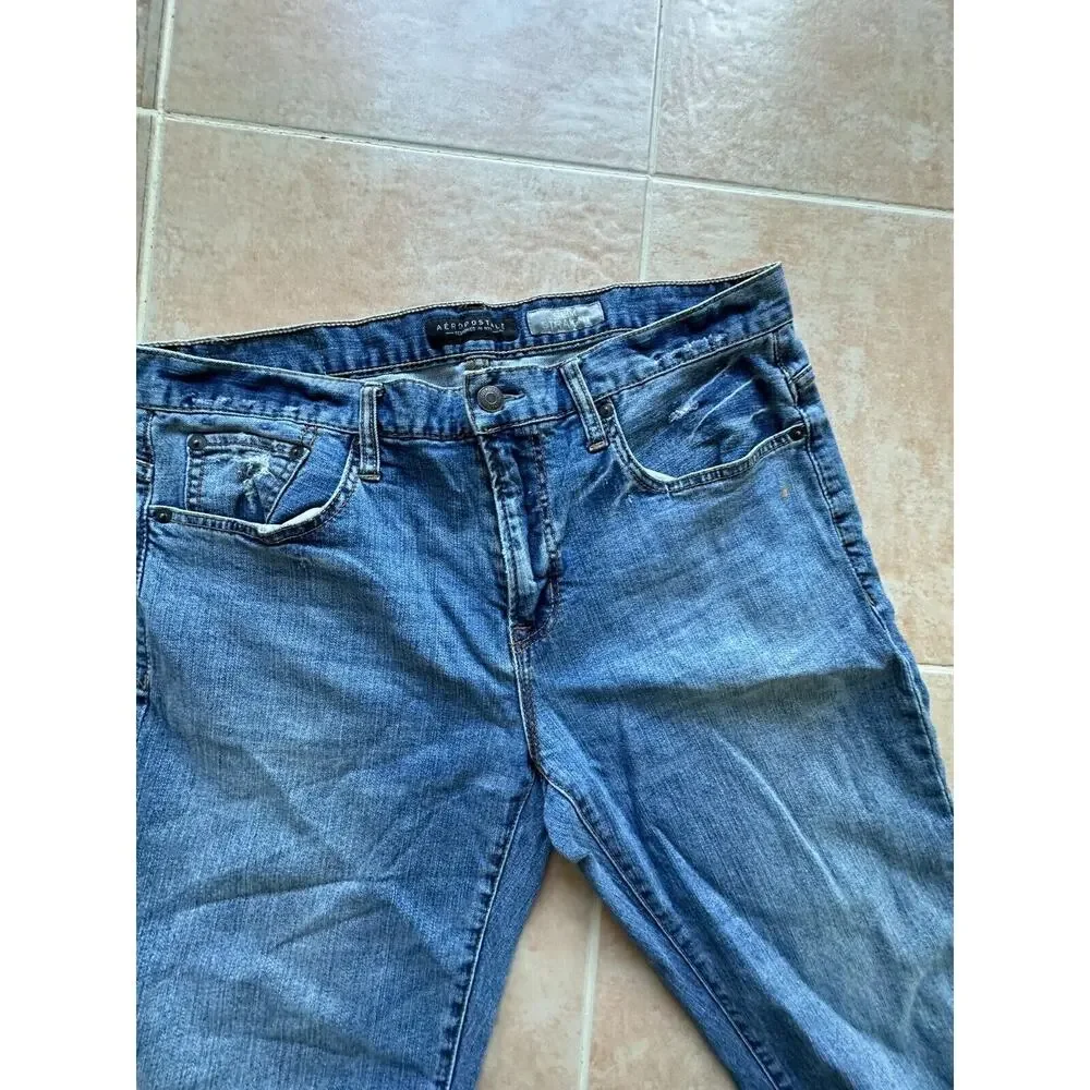 Aeropostale Slim Straight Jeans Size 34‎ X 32